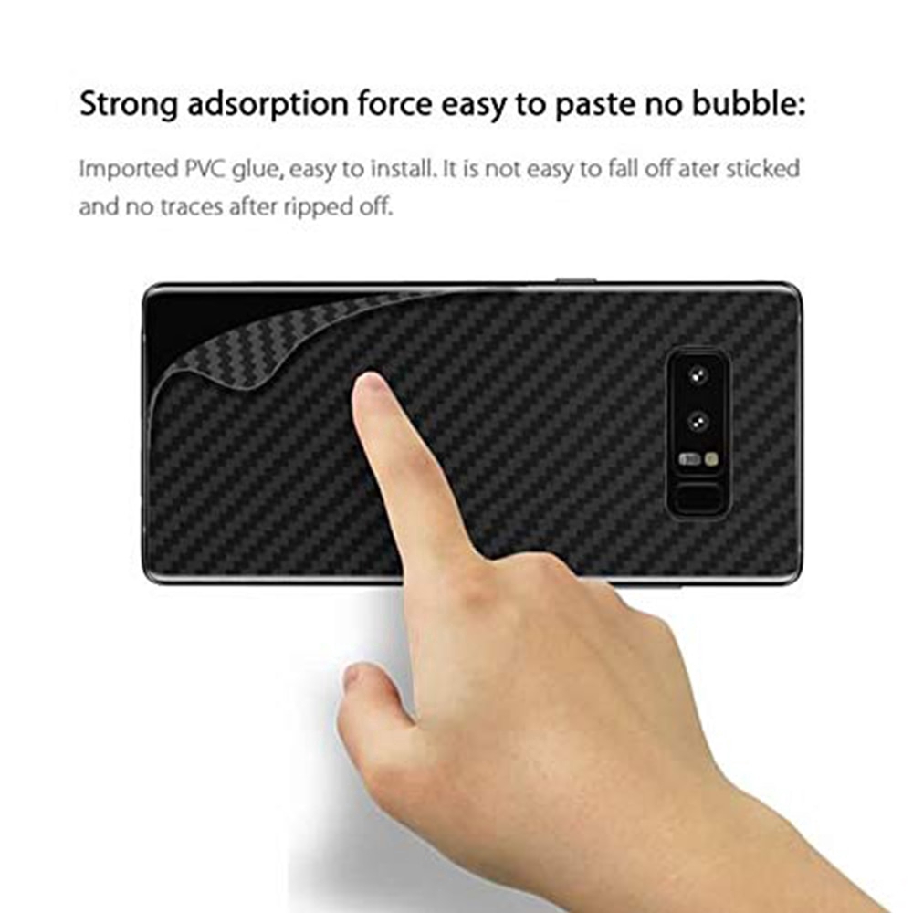 Carbon Fiber Screen Protector Film rear for Samsung Galaxy Note 9 8 Note 10 20 Samsung S20 S9 S8 S10 plus s10+ S7 edge