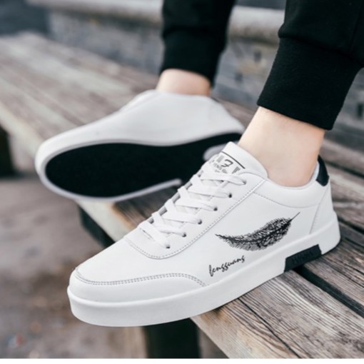 💥 Giày Sneaker Nam Lông Vũ Da PU -N68 | BigBuy360 - bigbuy360.vn