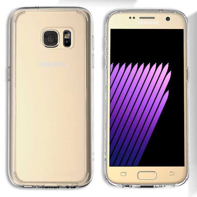 Ốp điện thoại trong suốt bằng nhựa mềm thời trang cho Samsung Galaxy S3 mini S4 S6 S7 edge plus