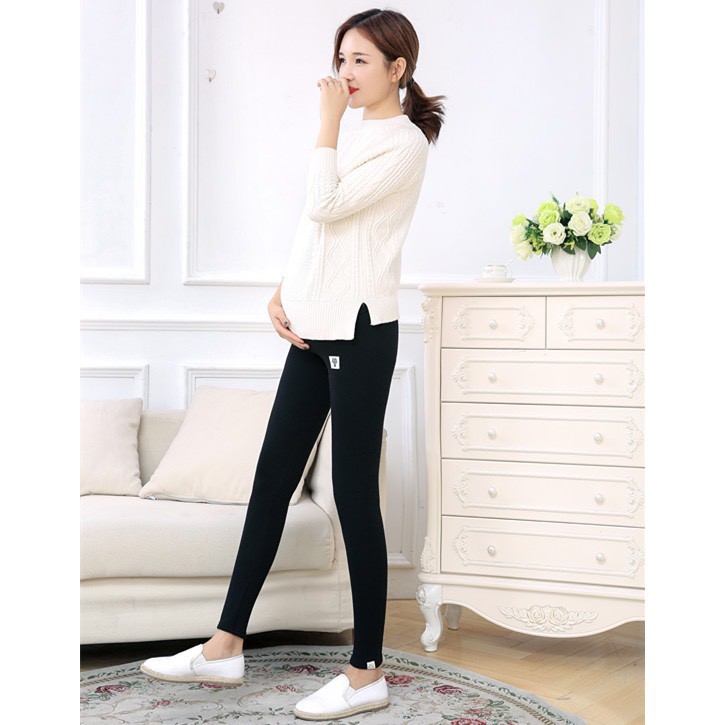 Quần bầu legging len mèo hàn quốc QB1102