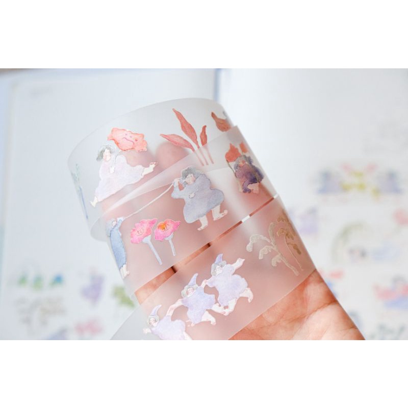 Krisna.room ♡ Hãng Dodolulu- 1 chu kì 80cm cuộn băng dán hình Memories