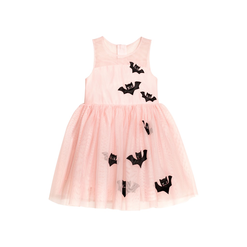 Đầm bé gái HM voan lưới hồng