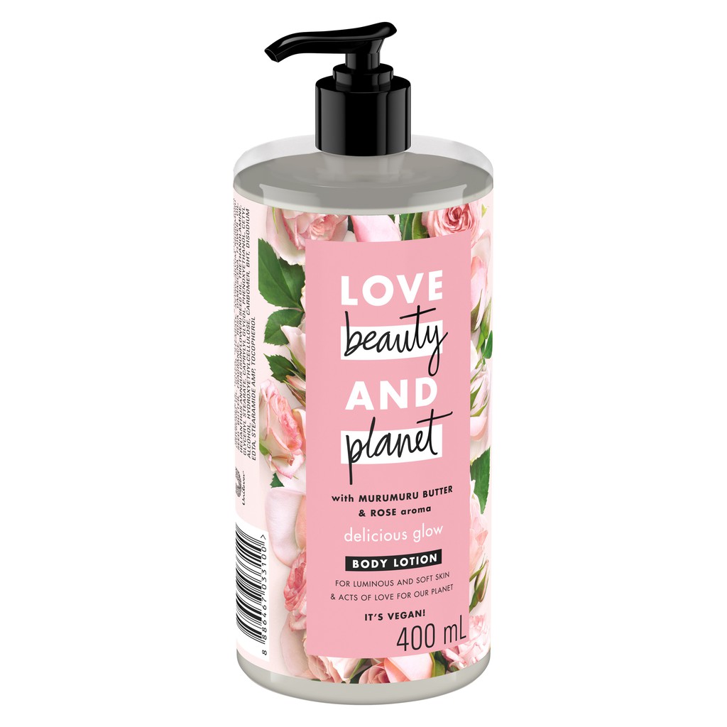 Sữa dưỡng thể làm sáng da Love Beauty And Planet Delicious Glow 400ml