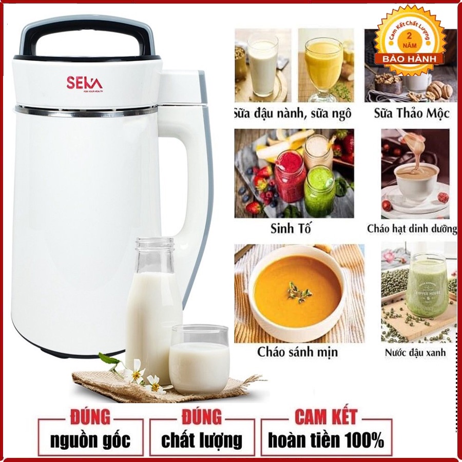 Máy làm sữa đậu nành các loại hạt đa năng SEKA LN-28 1,8 Lit dành cho cả gia đình