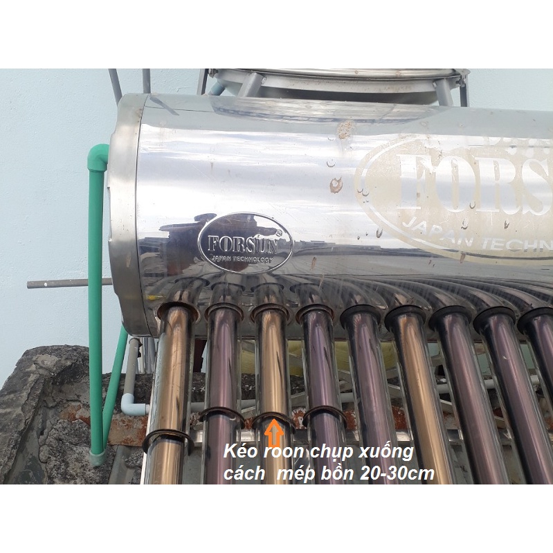 Combo 5 ron gioăng chụp ngoài phi 47 dùng cho máy nước nóng năng lượng mặt trời