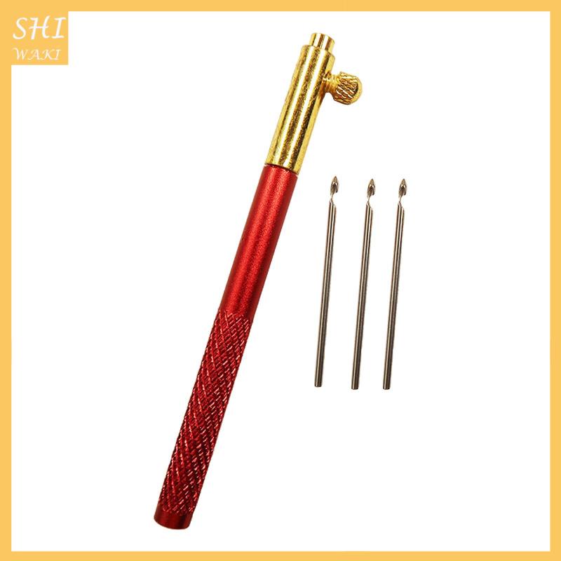 Kim Móc Thêu Móc Đính Hạt Cườm Thủ Công Màu Nâu_Wooden