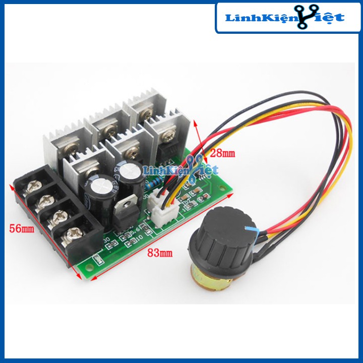 Module Điều Khiển Động Cơ 775 Có Bảo Vệ Động Cơ Vin 10-55V 30A