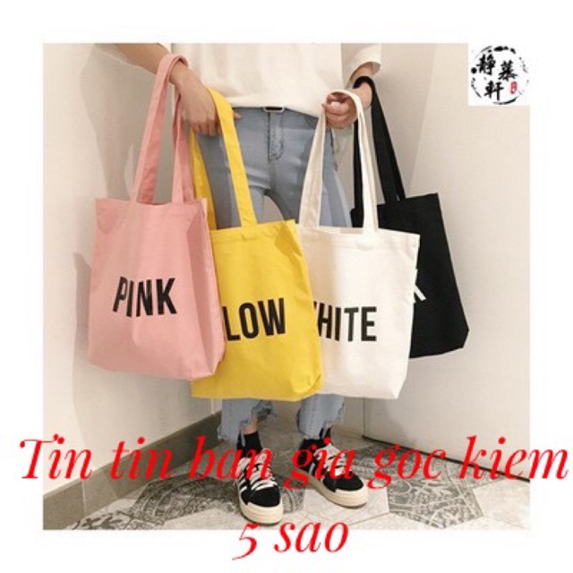 [GIA SI] Túi tote phong cách hàn quốc ulzzang cho nam và nữ