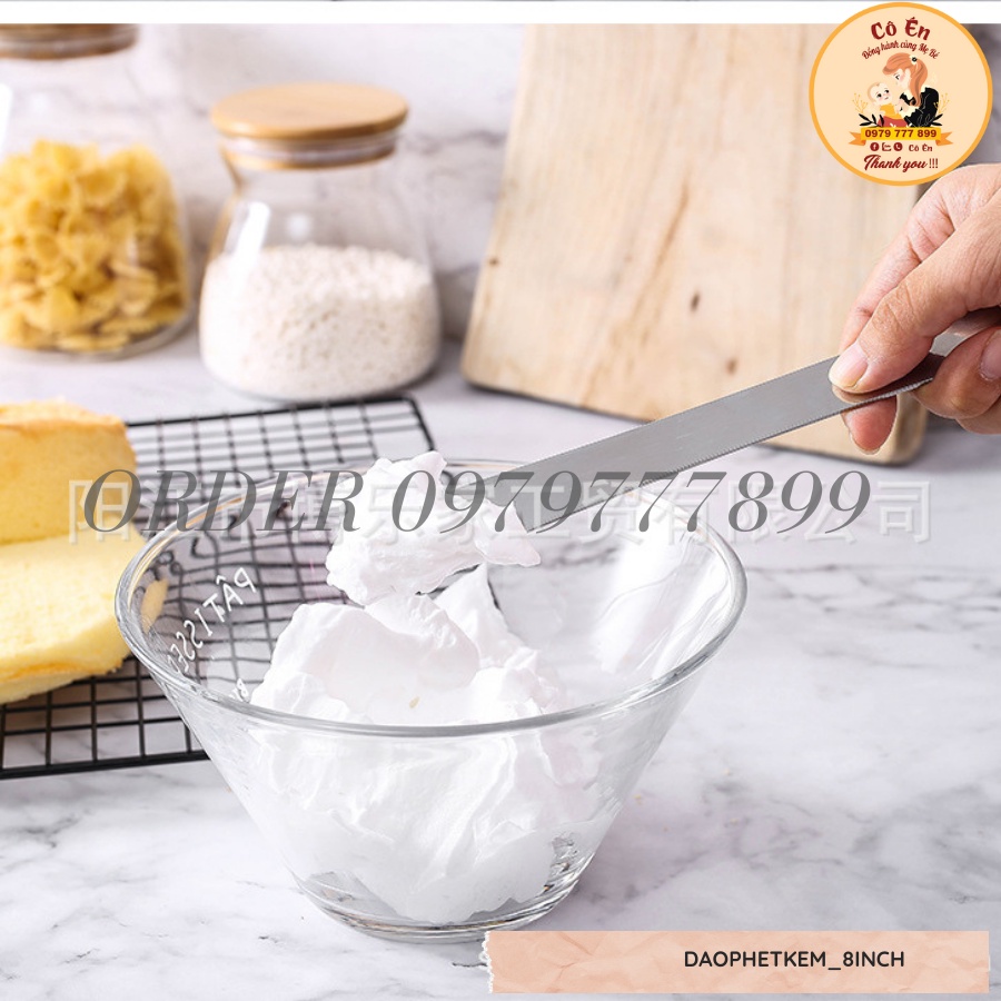 Dao phết kem làm bánh bằng thép không gỉ chất lượng cao 8 INCH