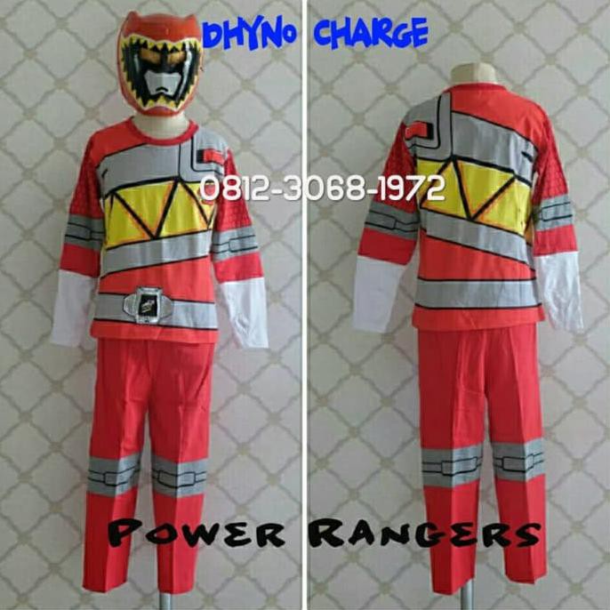 Trang phục hóa trang siêu anh hùng Power Rangers Dino Charge 5-8 Yrs - Size 10