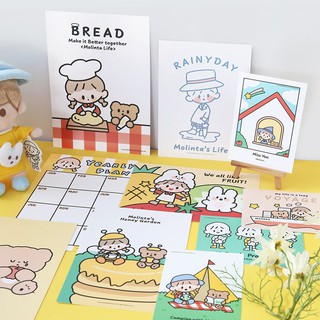 Ảnh trang trí poster dán tường postcard cute decal dễ thương phụ kiện dồ dùng decor trang trí bàn học phòng ngủ cho bé