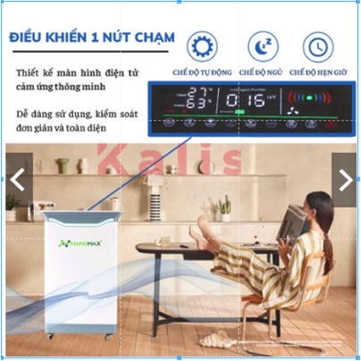 Máy Lọc Không Khí NANOMAX A-01,Bộ Lọc HEPA 4 Lớp Lọc Bụi Mịn