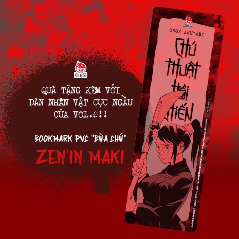 Phụ kiện tặng kèm Chú thuật hồi chiến 0 - Jujutsu Kaisen JJk