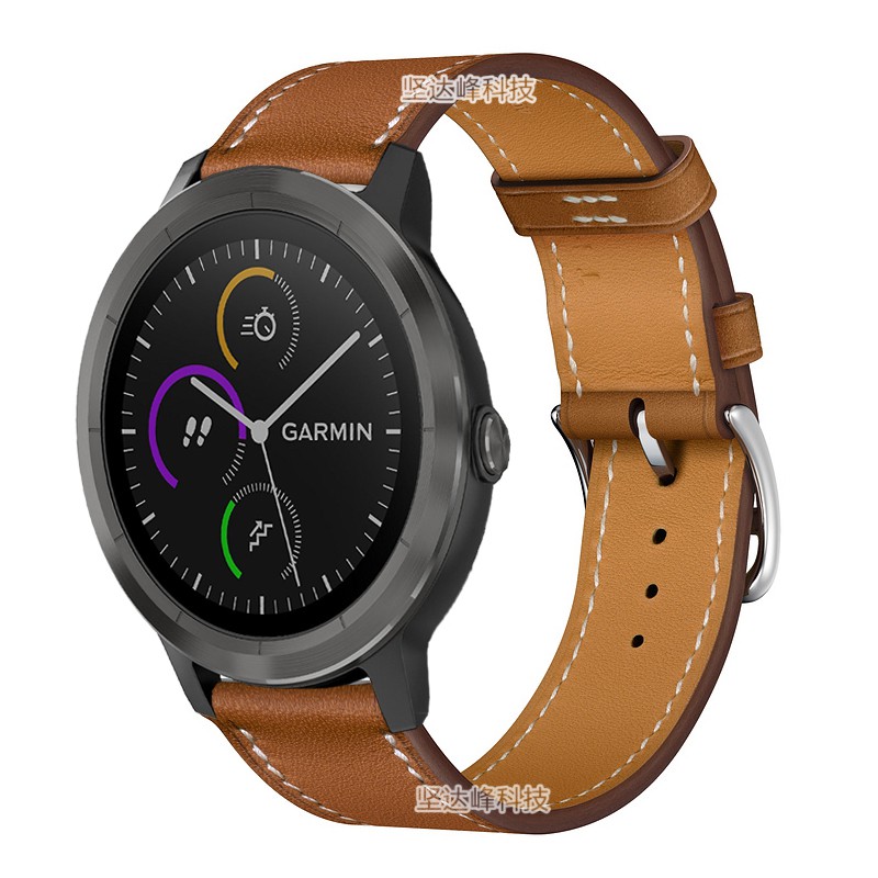 Dây Đeo Da Mềm Thay Thế Cho Đồng Hồ Thông Minh Garmin Vivoactive 3 (v3)