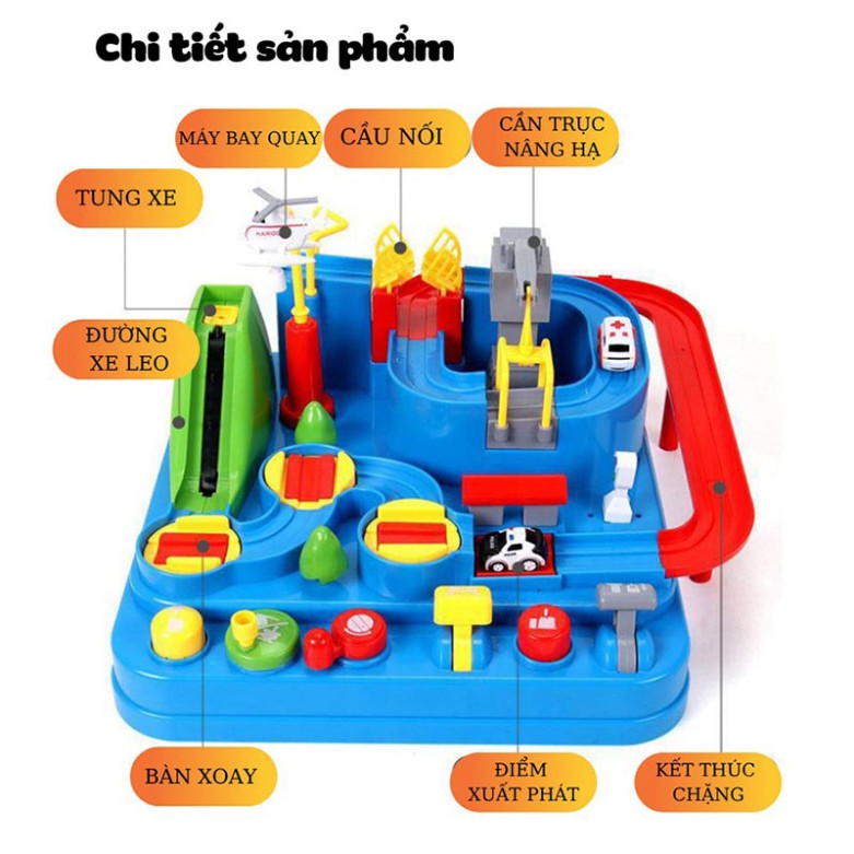 Sale Sốc Đồ Chơi Lắp Ráp, Lắp Ghép, Xếp Mô Hình Đường Đua Ô Tô Phiêu Lưu, Đồ Chơi Trẻ Em Cho Bé Gái, Trai Thông Minh