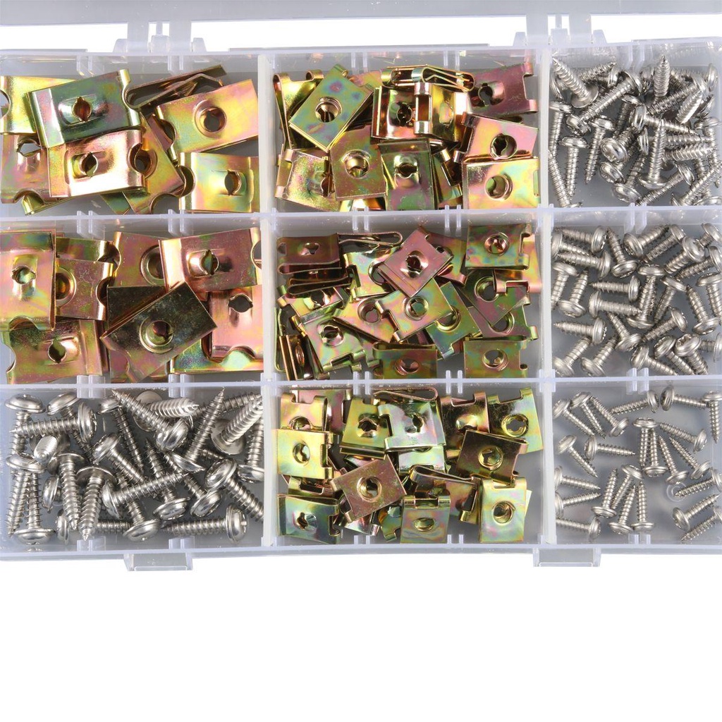 Set 1 / 200 Kẹp Ốc Vít Tự Cắt 200 Cái Mới