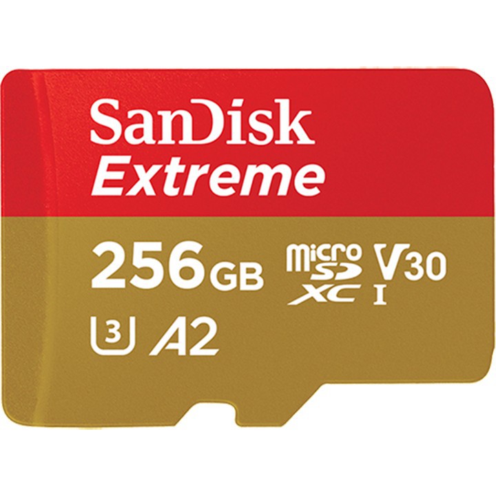 Thẻ nhớ Micro SDSan disk Extreme A2 256GB 160MBs video 4K