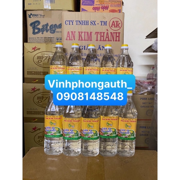 Giấm ăn tinh khiết an kim thành 900ml