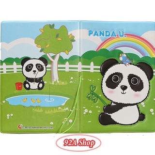 Vỏ hộ chiếu Passport Gấu Panda 3D