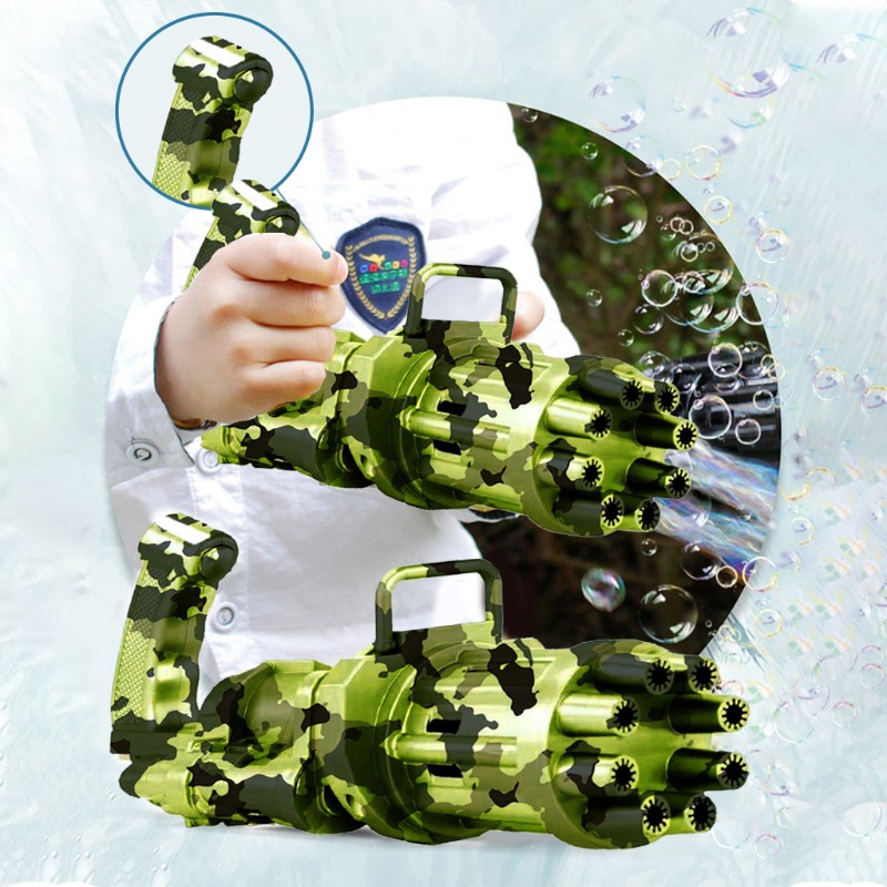 Súng Bắn Bong Bóng 8 Lỗ Cho Bé