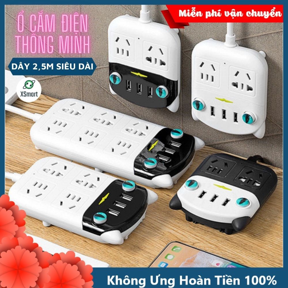 Ổ Cắm Điện Thông Minh Đa Tính Năng Chống Giật Điện Hàng Siêu Cao Cấp, Ổ Phích Điện Chống Cháy Nổ Chịu Được Công Suất Cao