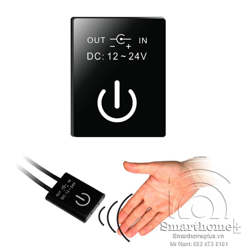 Công Tắc Cảm Ứng Tiệm Cận Hồng Ngoại Lắp Đèn Bếp 12V SHP-WS2