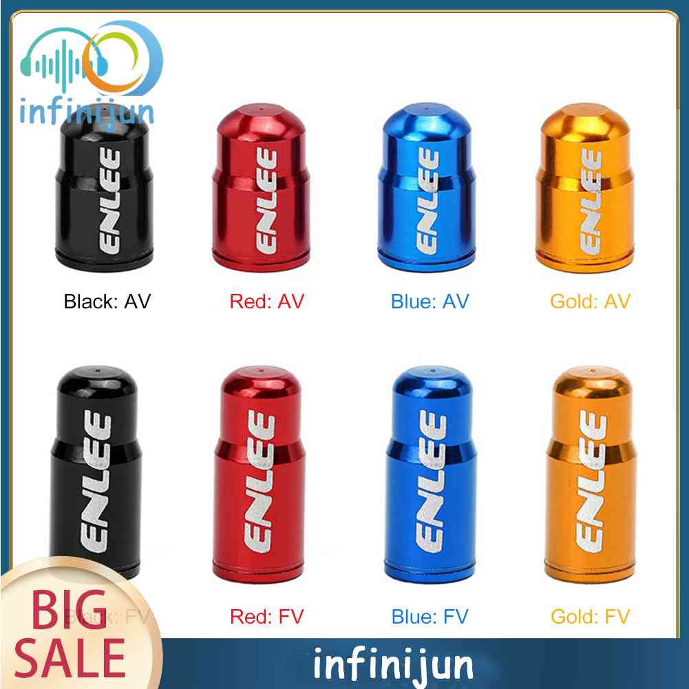 2 Nắp Van Bánh Xe Đạp Bằng Hợp Kim Nhôm Chống Gỉ