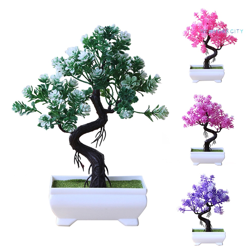 Chậu Cây Bonsai Giả Trang Trí Bàn