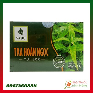 Trà túi lọc Hoàn ngọc- Giúp giải độc gan, thanh nhiệt cơ thể.- Hộp 150g (60 gói*2,5gr)