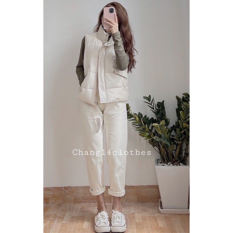 gile phao dày dặn có túi