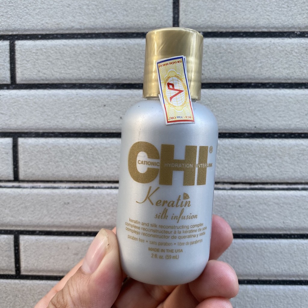 Tinh chất dưỡng bóng Chi Keratin silk Infusion 59ml