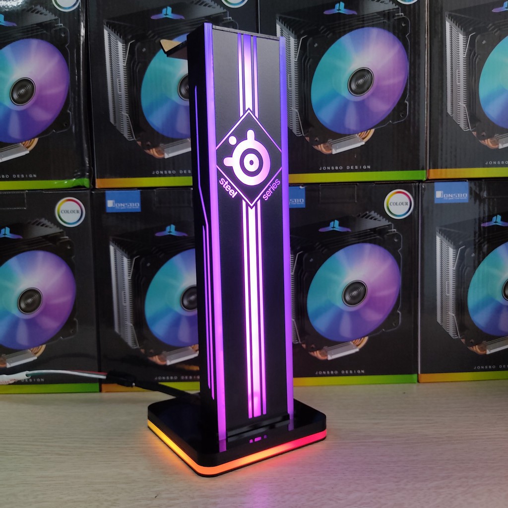 Giá treo tai nghe Steel Series Led RGB Pro - Khiển màu tùy ý | BigBuy360 - bigbuy360.vn