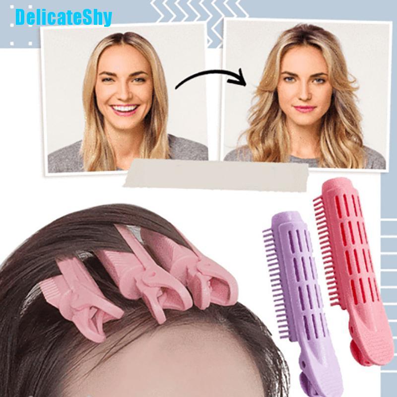 [DelicateShy 6pcs Hair Curler Clip Self Grip Volume Hair Curler Cliply Hair Styling