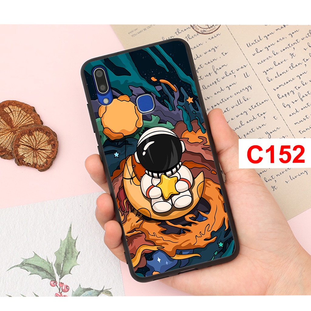 Ốp lưng Vivo V9 / Vivo Y85 / Vivo V11 / Vivo V11i - Ốp lưng điện thoại Vivo in hình phi hành gia, vũ trụ ngân hà.
