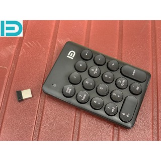 Bàn phím số không dây cao cấp - Forter IK6610 - màu trắng hồng