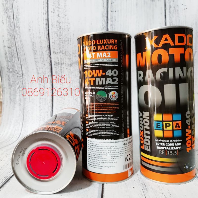 Nhớt tổng hợp  Xado Racing 10W40 Dung tích 1 lít