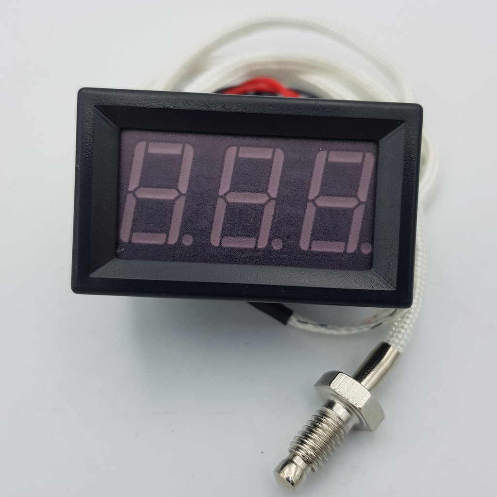 Đồng hồ đo nhiệt độ type K 800 độ C màu đỏ - màu xanh lá