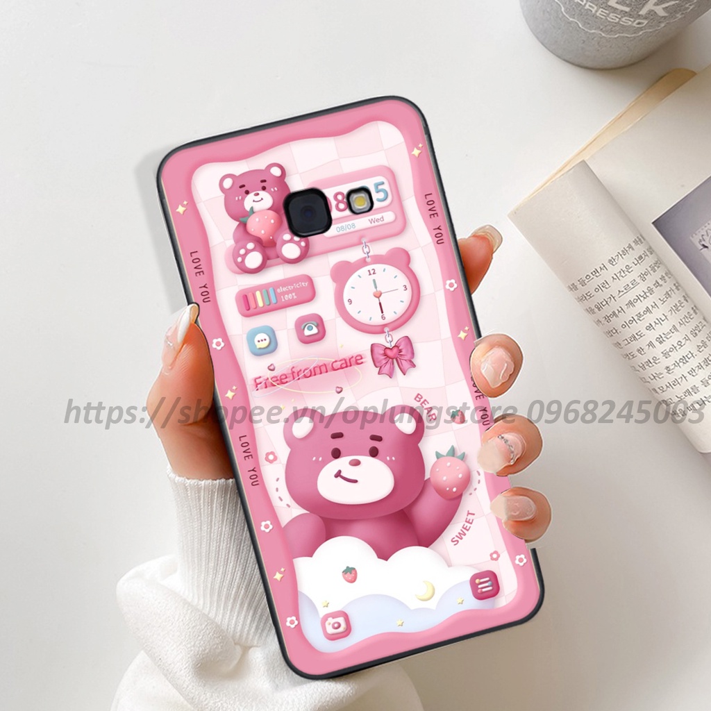 Ốp lưng Samsung A3 2017 / A5 2017 / A7 2017 in hình 3D gấu,thỏ cute dễ thương