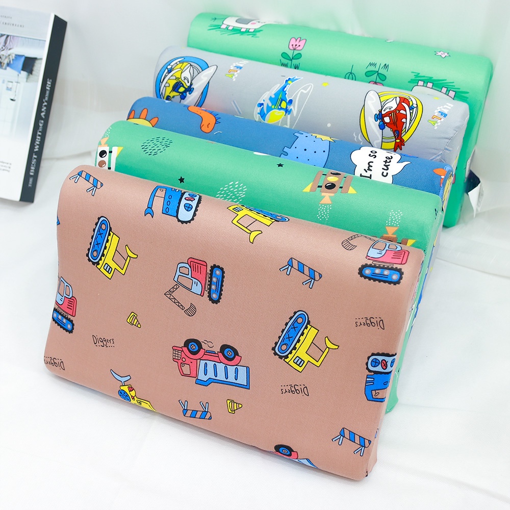 Gối cao su non cho bé - Gối cao su trẻ em cỡ lớn - Bảo vệ đầu và cổ cho bé - Beendecor