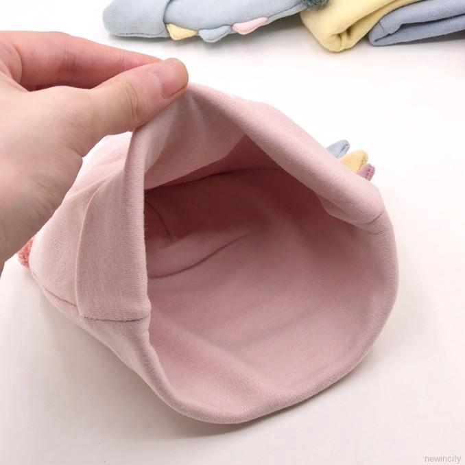 Nón giữ ấm phong cách Hàn Quốc dễ thương cho trẻ sơ sinh