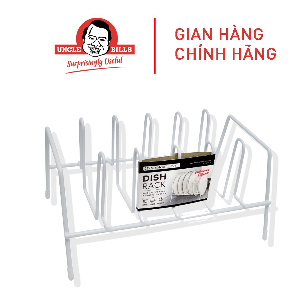 Giá Để Dĩa Kim Loại 27X18X14cm Uncle Bills KS1411