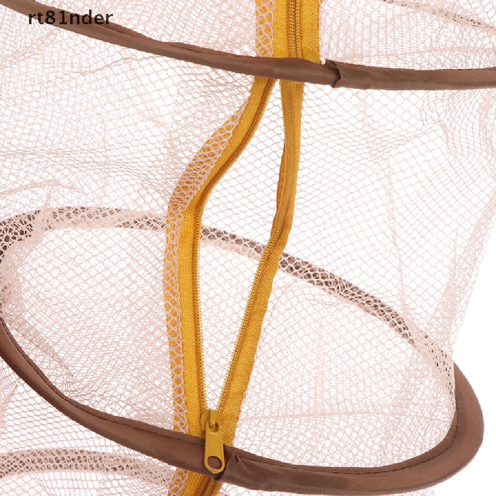 Túi lưới treo phơi đồ 3 tầng có khóa kéo tiện lợi