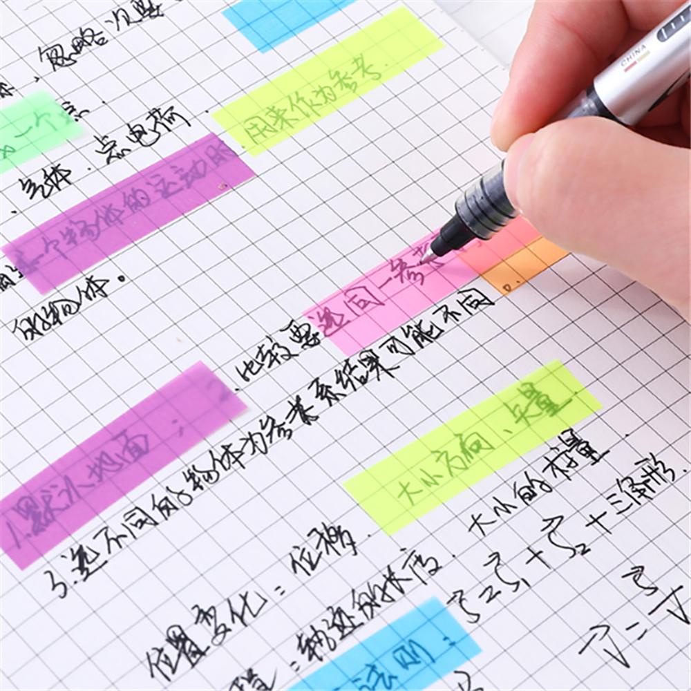 NORMAN Miếng Dán Đánh Dấu Trang Sách Tiện Dụng Cho Trường Học / Văn Phòng
