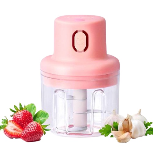 [Cỗ máy siêu nghiền] Máy Xay Đa Năng, Máy Xay Tỏi Ớt Mini Cầm Tay  Sạc Pin Nhỏ Gọn Dung Tích 250ml