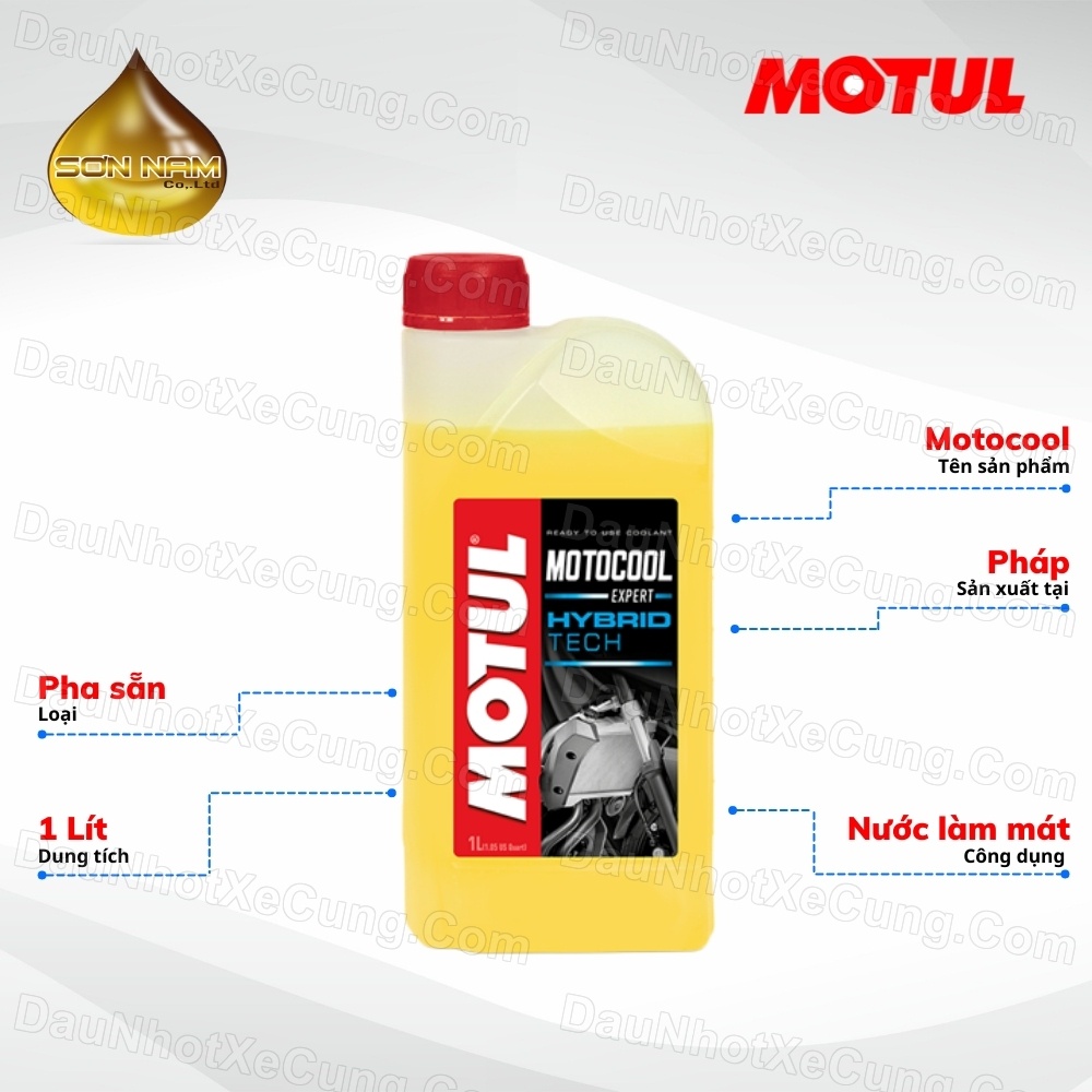 Nước mát MOTUL 135 ĐỘ SÔI (MOTOCOOL Expert HYBRID TECH) 1L