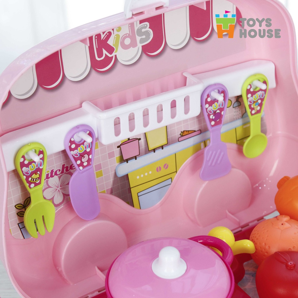 Hộp bếp nấu ăn hình ô tô - đồ chơi nhập vai hướng nghiệp Toys House 008-915/919