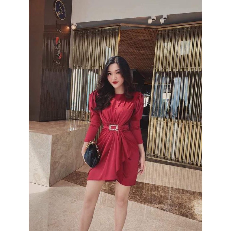 Đầm dự tiệc chéo tà Ai Cập