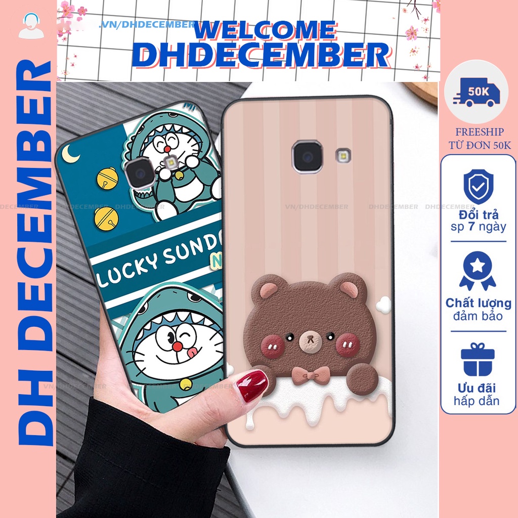 Ốp lưng Samsung Galaxy J7 PRIME in hình gấu K@ws, gấu nâu, dor@emon RẺ- ĐẸP- BỀN