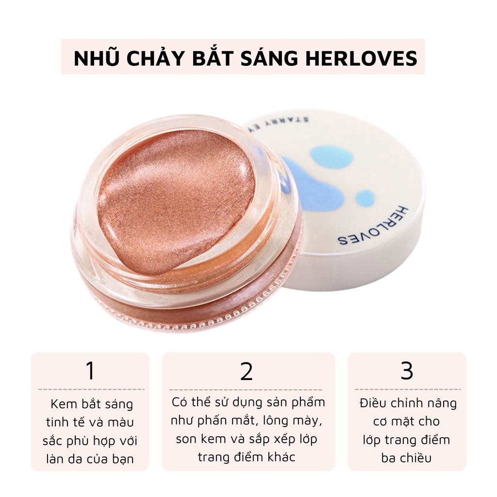 Nhũ Chảy Bắt Sáng HERLOVES Starry Eyeshadow