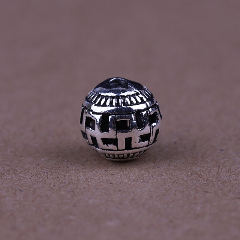 Set 20 Charm bạc Tạng làm handmade - Pháp khí Mật tông - Phật giáo Tây Tạng